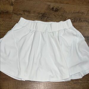White Unbranded Athletic Skirt Size XL